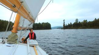 Gaff-Rigged, Sharpie, Leeboard Schooner - Phil Bolger Design