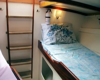 2002 Reuel Parker 50' Ketch "Tien Hou", bunk and ladder
