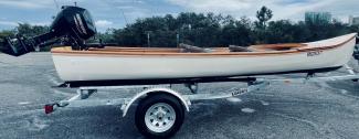 Custom Frieghter Canoe/ 2021/ cold molded/ Masterpiece
