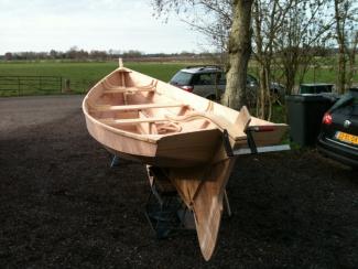 Hanze Yawl after the first boatbuilding course