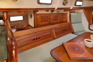 Main salon cabinetry