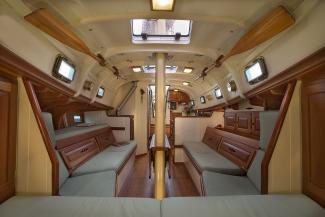 Interior looking aft