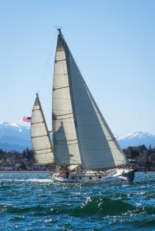 Under sail