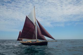 MARTHA PRIMROSE under full sail