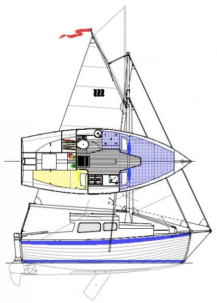 165 sail and interior