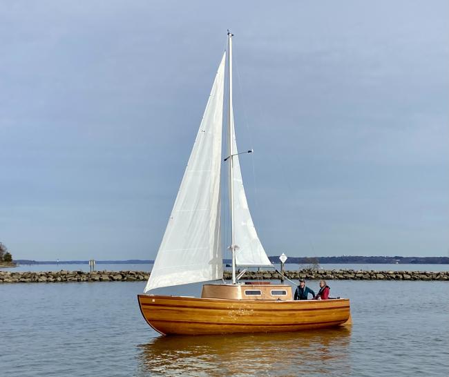 Boat sailing in the Potomac River