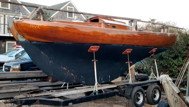 1936  TUMLAREN, on the hard, on the trailer 5