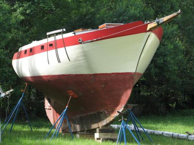 1959 Geerd Hendel Raised Deck Cutter 35’ , on hard