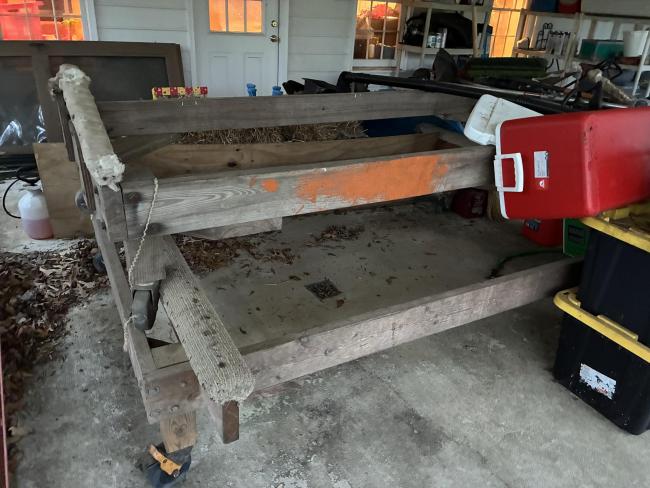 Boat Dollie, Used to refinish boats