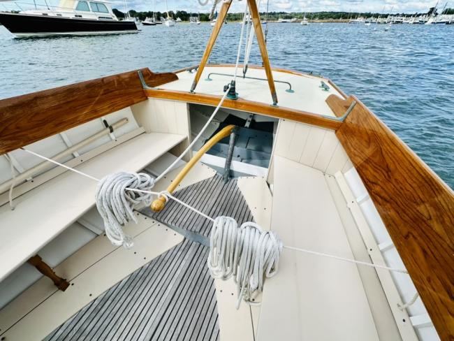 2017 Custom Built Herreshoff Style Daysailor, inside view