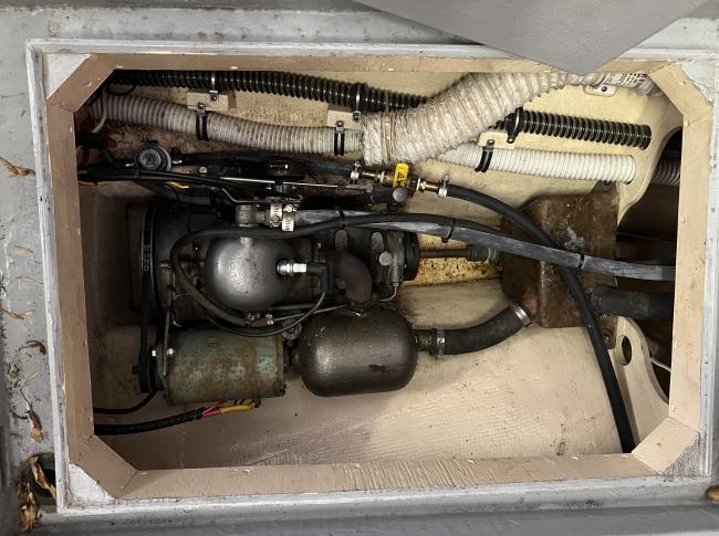 24' Peter van Dine Tancook Whaler, engine system