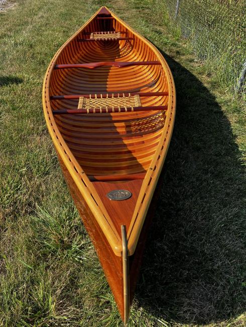 American Traders 13’ cedar canoe NEW