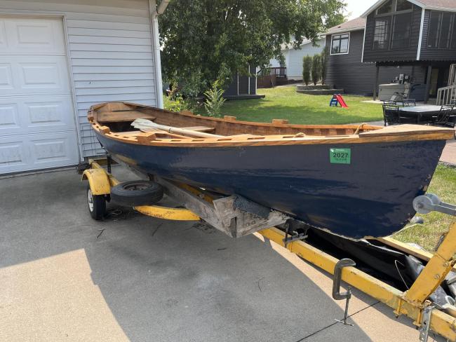 Cedar strip dory for sale in Southwest Wisconsin