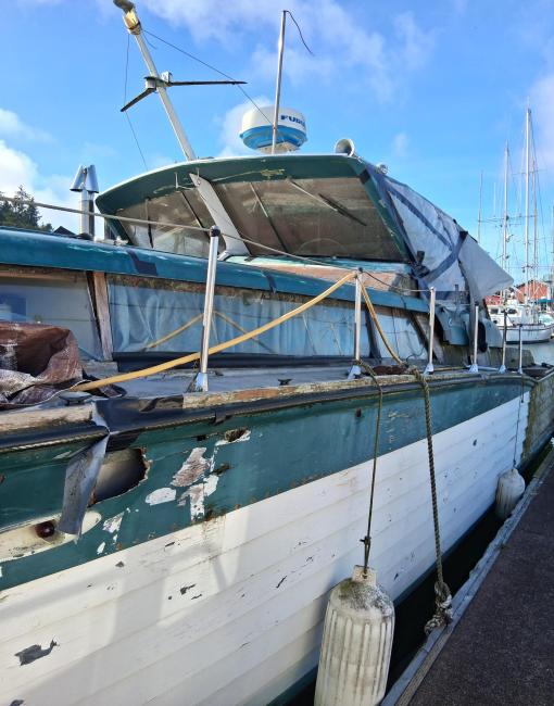 Chris Craft Sea Skiff 42', starboard side