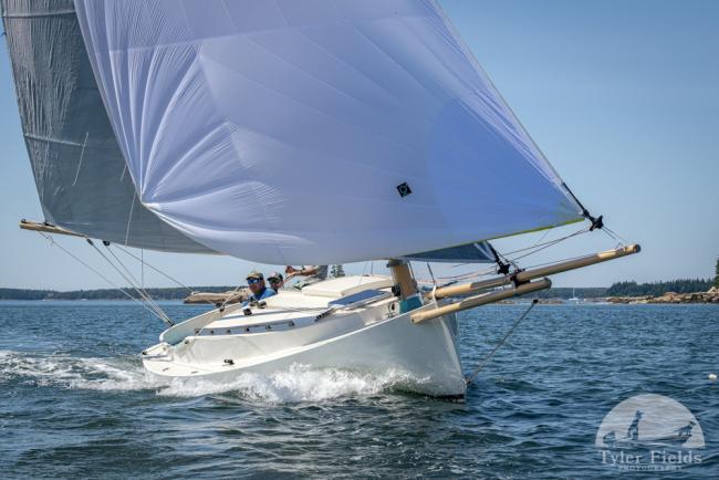 AREY'S XFC 22' CAT, undersail