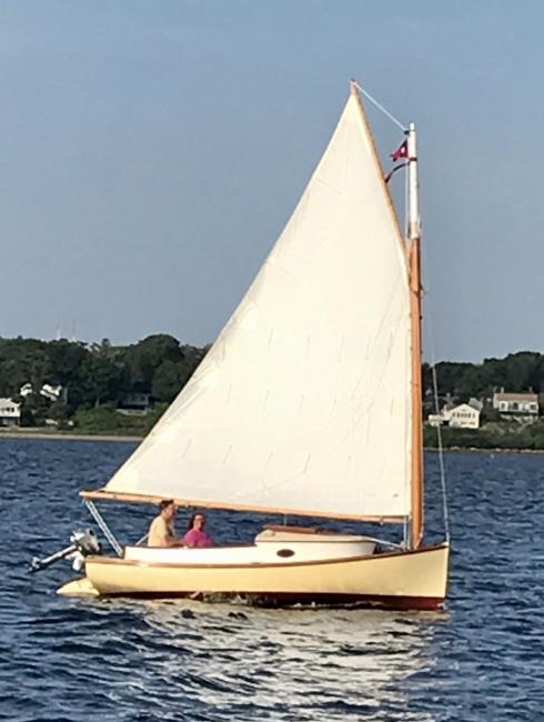 SEADUCK c1920 16’ Goeller Catboat