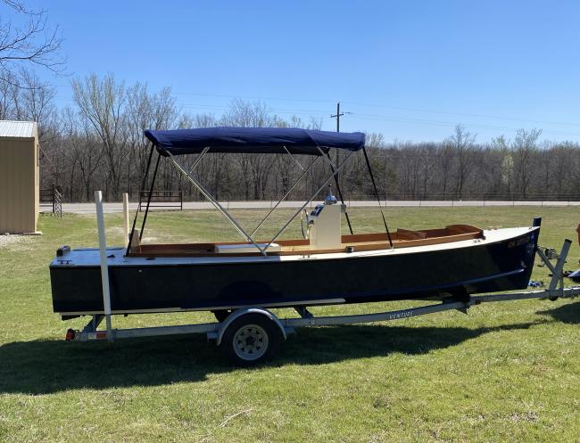 RESCUE MINOR 2007, on trailer, canopy up, full starboard side view