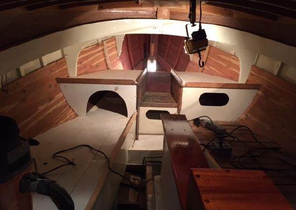 Fenwick Williams 18' Catboat Alden No. 838 with Tender and Brand New Trailer, looking inside