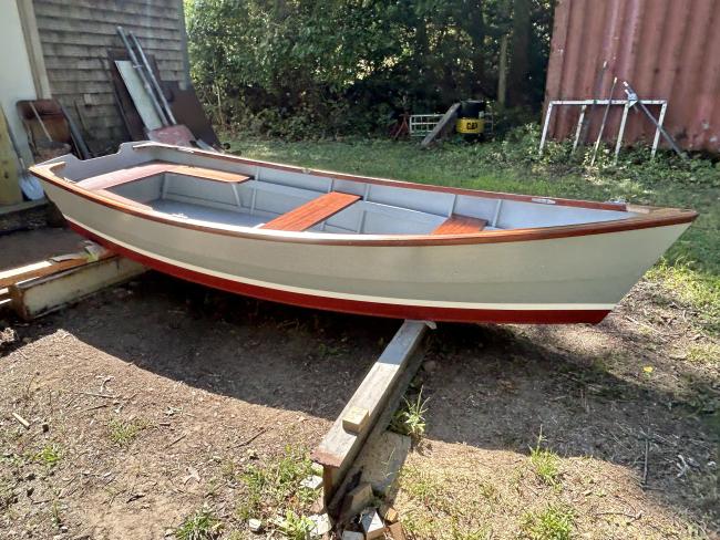 12' Correia Skiff, starboard side view