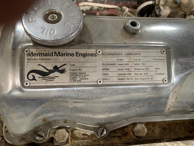 Ex-RNLI Silver Jubilee Lifeboat from UK, mermaid engine