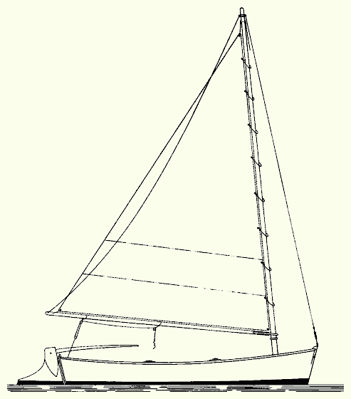 James Samual Junior skiff, drawing