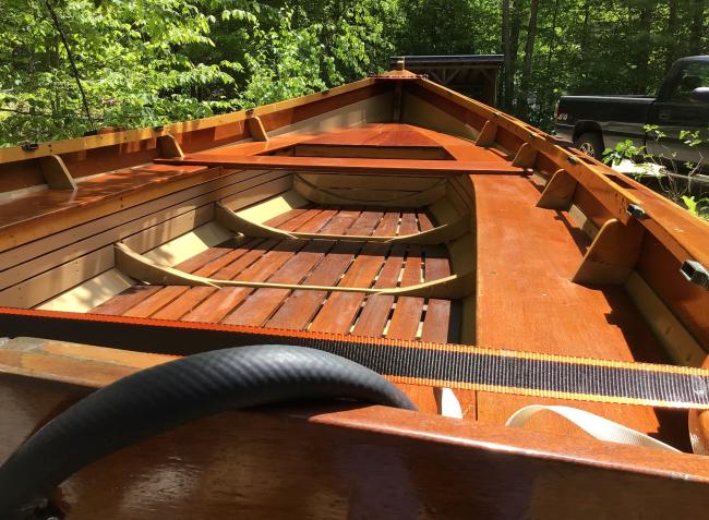 New england classic, top bow view