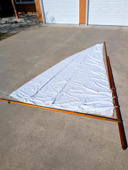 1961 Old Town 11 1/2' Sailing Dinghy, sail