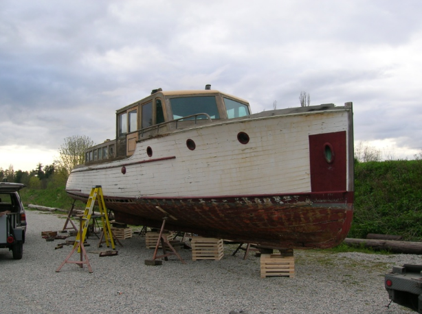 Stephens 43 delivered at Crescent Beach Marina.