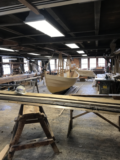 boat in build stage