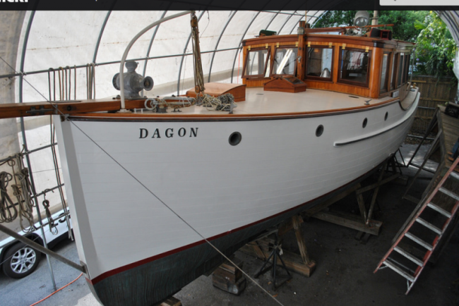 DAGON photo courtesy Classic Yacht Assn.