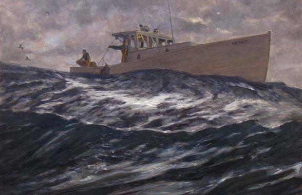 Exhibition of Robert Beck's work at Maine Maritime Museum