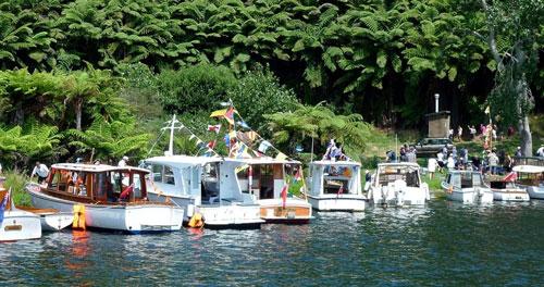 Annual Lake Rotoiti Parade of Classic & Wooden Boats.