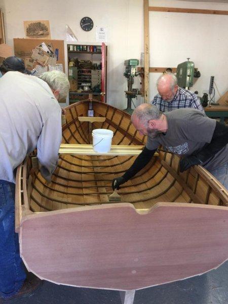 Traditional Clench Nail Lapstrake Boatbuilding Course.