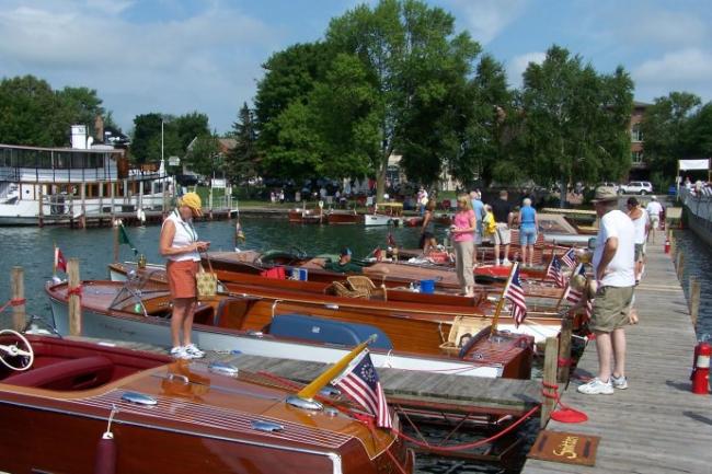 Photo from Finger Lakes Antique & Classic Boat Show.