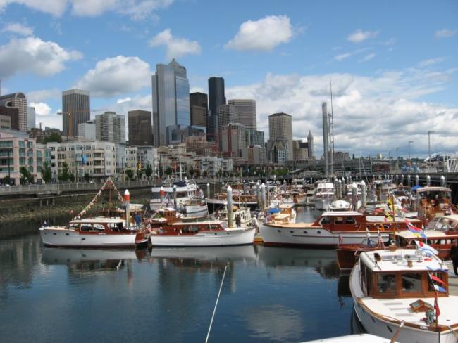 Waterfront in downtown Seattle
