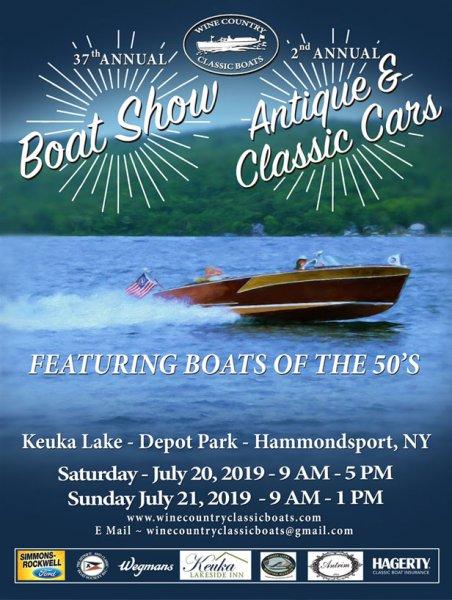 Wine Country Classic Boats 37th Annual Classic Boat Show