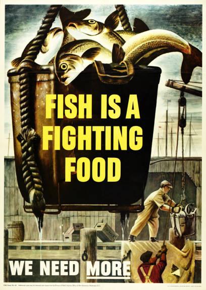 Lecture: Fishing During WWII. Image: Maine Sardine Council Collection, PMM. 