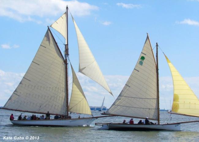  Annual Classic Wooden Sailboat Rendezvous and Race. Photo: Kate Gahs.