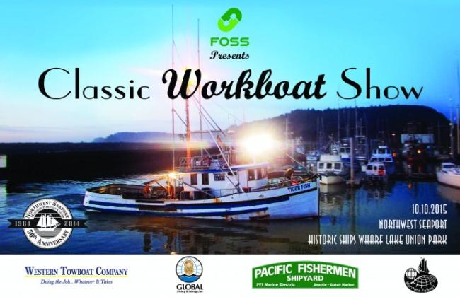 Foss Maritime Classic Workboat Show poster.