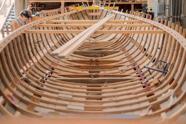 First Friday Tour at Northwest School of Wooden Boatbuilding