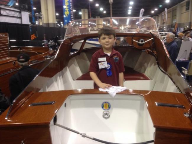Blue Ridge Chapter of ACBS at the Upstate South Carolina Boat Show. 