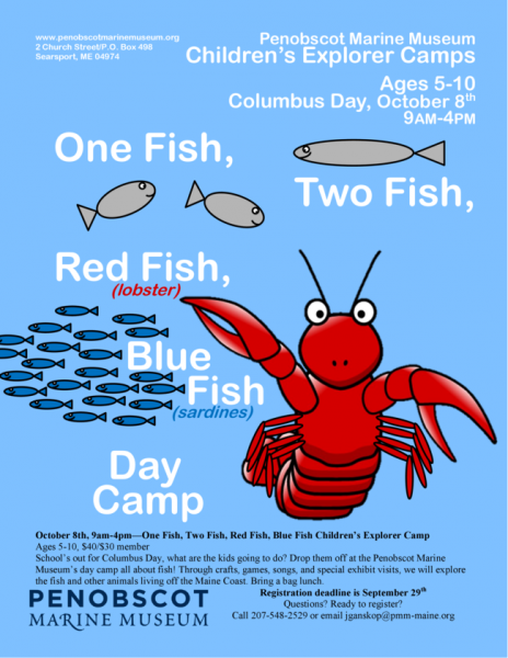  One Fish, Two Fish, Red Fish, Blue Fish Children’s Explorer Camp