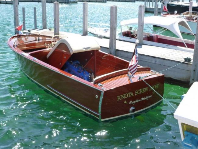 Presque Isle Harbor Wooden Boat Show, held in Michigan.