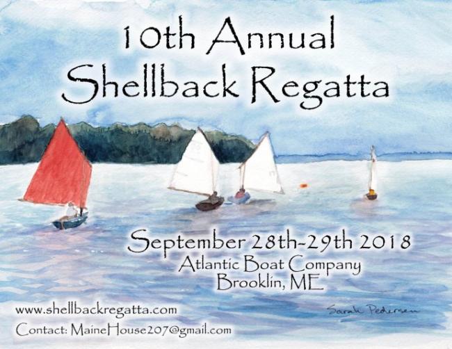 10th Annual Shellback Regatta. Poster by Sarah Pedersen.
