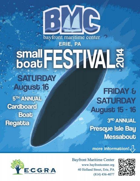 Bayfront Maritime Center's Small Boat Festival poster