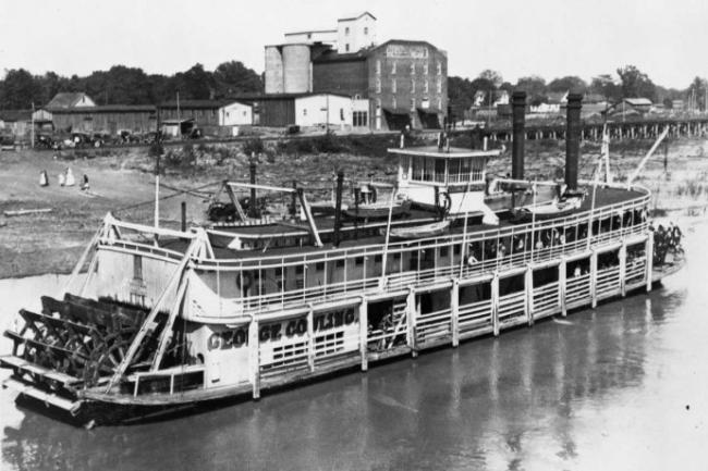 Exhibit: Photographs of 1800s Steamboats Built at Metropolis, Illinois.