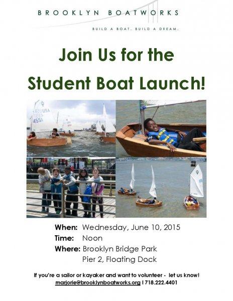 Brooklyn Boatworks Student Boat Launch