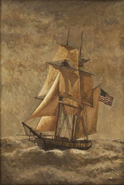 Tall Ship Paintings by Courtlandt Swartz