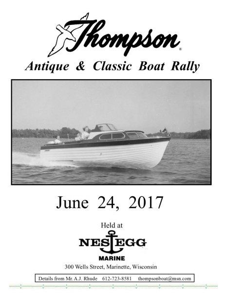 Thompson Antique & Classic Boat Rally