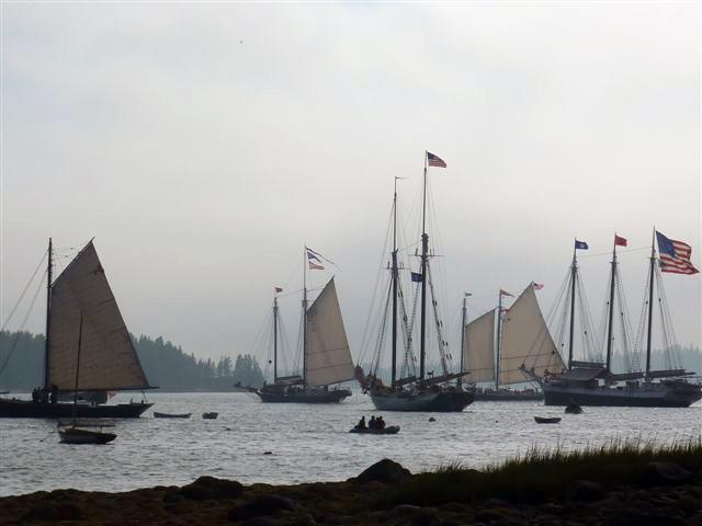 Windjammers at WoodenBoat
